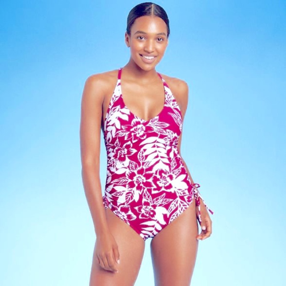 Women’s Tropical Modern One Piece Swimsuit